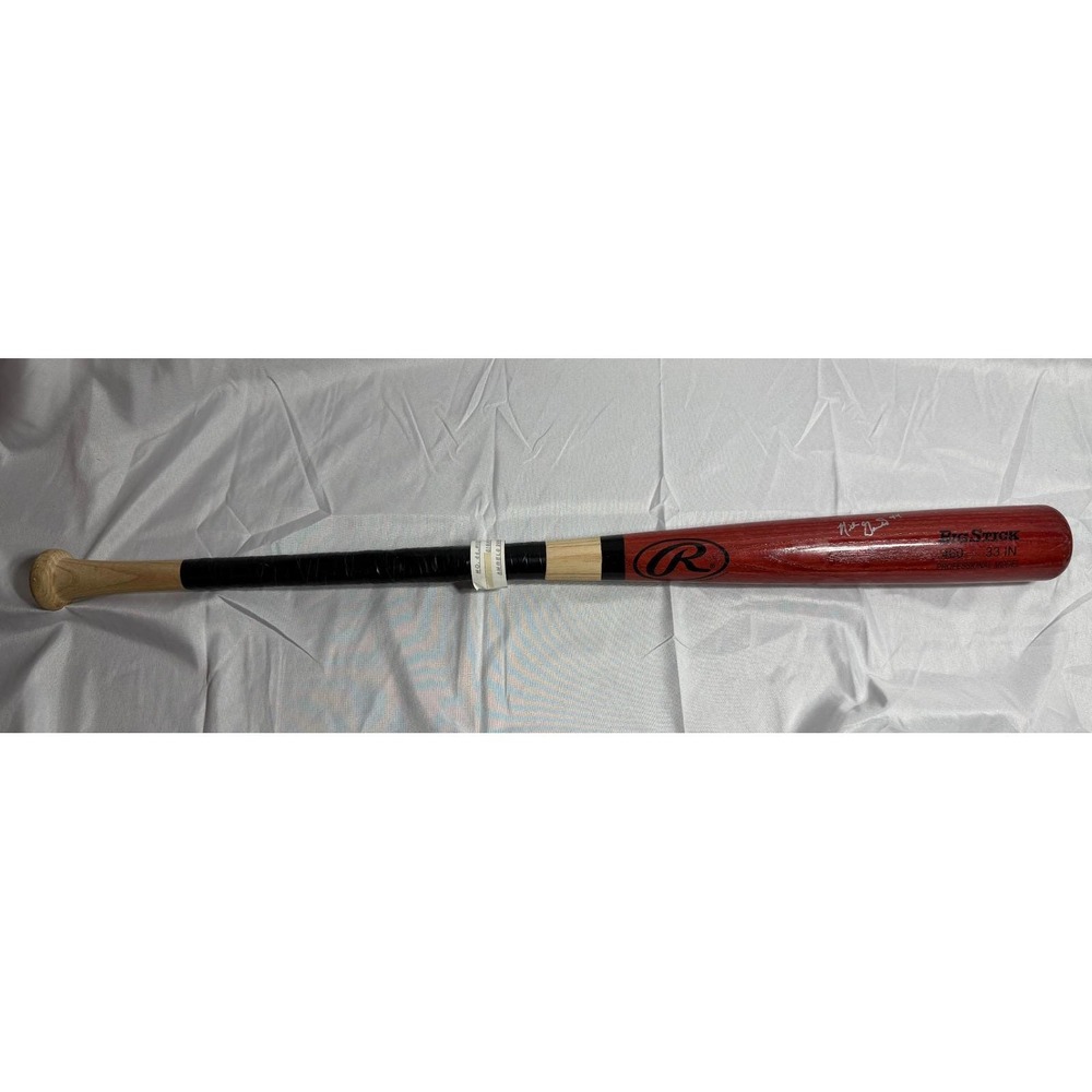 Rawlings Nick Gorneault Signed Game Used Bat Anaheim Angels 2005 33in Big Stick